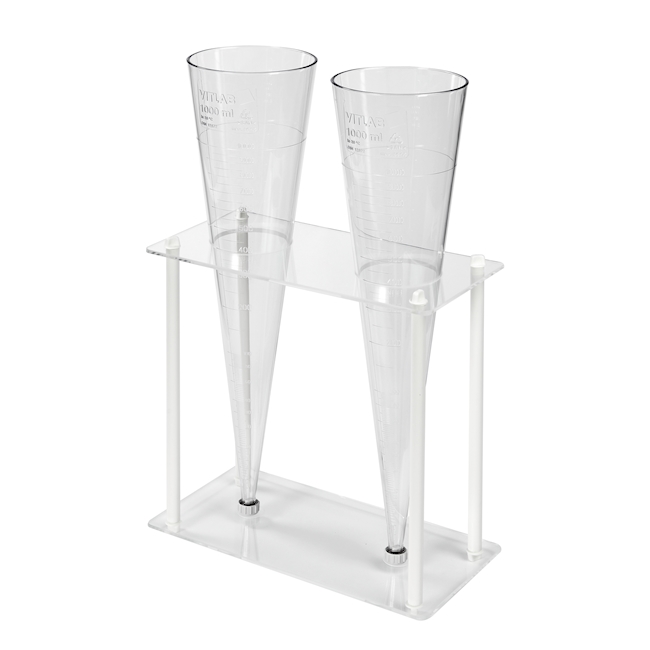 Gestell für Sedimentiergefäss 2 Pl.